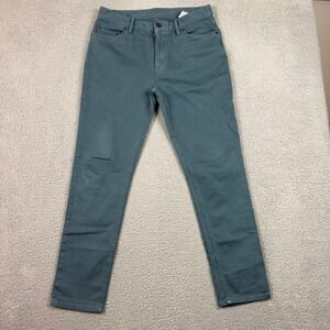 Banana Republic Traveler Slim Fit Mens Jeans Denim Teal Blue Pants